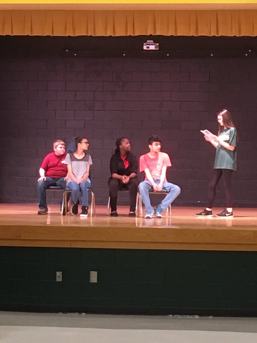 AikenMiddleSch's tweet photo. Great performance by Mrs. Finch’s theatre students! They delivered an outstanding performance of ‘Attention Detention’ today!! Very talented students! #gatorpride🐊#showcaseperformance @AikenPublicSch @AlfordOnTheGo https://t.co/rSIljFFXLf