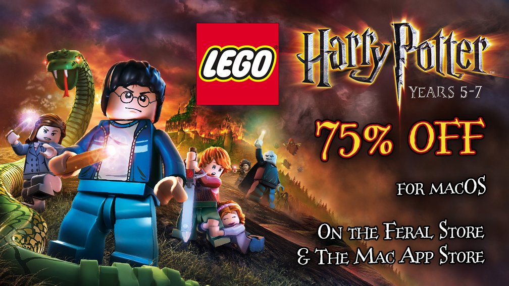 Feral Interactive on Twitter: "Get 75% off LEGO Harry Potter: Years 5-7 for macOS  on the Feral Store: https://t.co/k59tQAYsPK Or Mac App Store:  https://t.co/AlR6BQQY4D You don't need to shout "Accio!" to summon