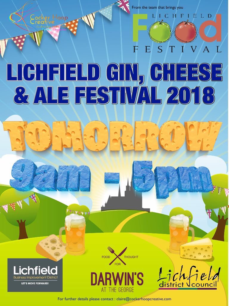 One more day until the streets around the City are paved with the smells of cheese, gin and ale! (Cocker Hoop Creative Fact No.1 All can be part of your five a day!)

(Cocker Hoop Creative Fact No.2 What cheese do you use to coax a bear out of the woods with?  Camembert!)

Kendo