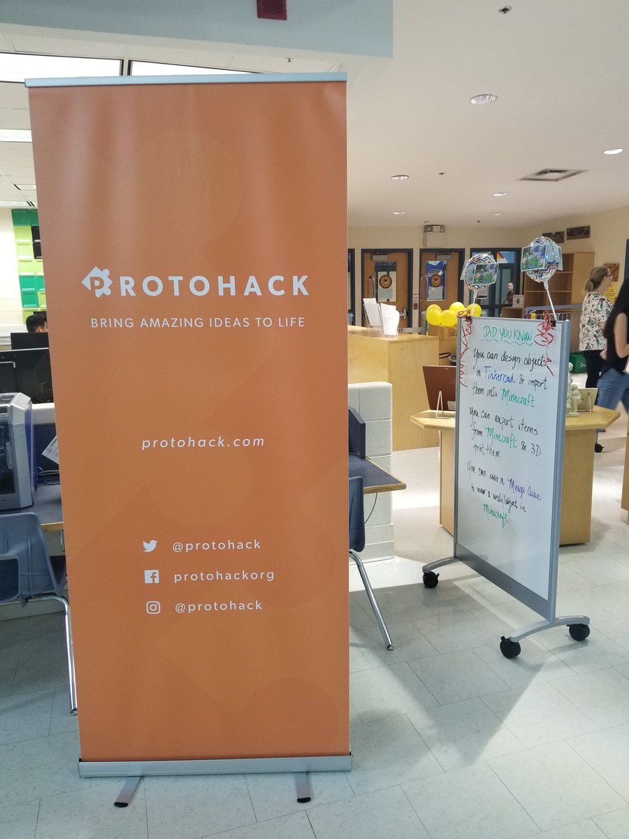 protohack's tweet photo. Kickstarting our all-girls #ProtoHack Impact Design Challenge here at St. Augustine CHS + @ycdsb schools 🚀👭 https://t.co/yL9rv4qvGg