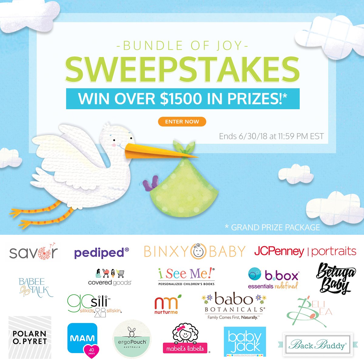 ISeeMe_Books's tweet photo. 👶🏼🍼 "Bundle of Joy"#Sweepstakes:  Enter to #WIN over $1500 worth of Amazing Baby Gear! June 1st - June 30th #iseemebooks  https://t.co/RwPP67abyR https://t.co/dugM990BVm