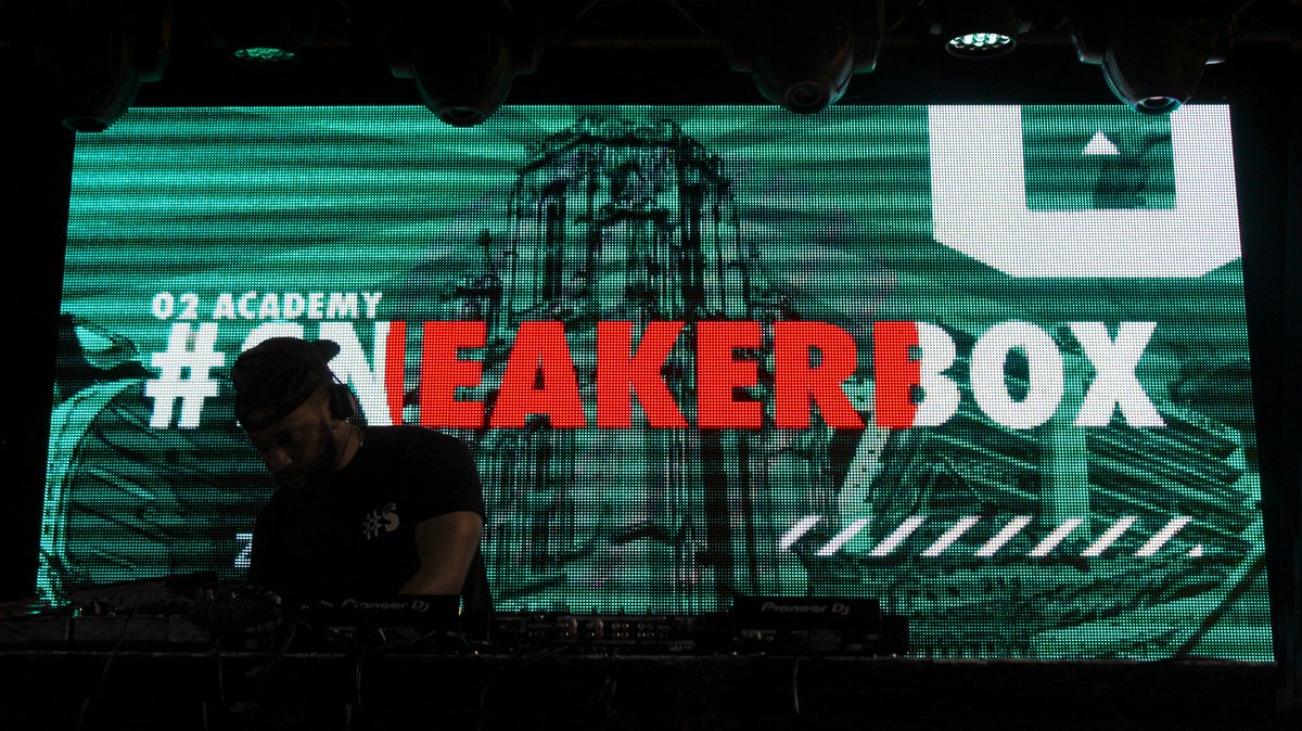 opticmotion_'s tweet image. Visual content we created for @SNEAKERBOXevent at @o2academybris #visual #content #sneakerbox #O2academy #opticmotion