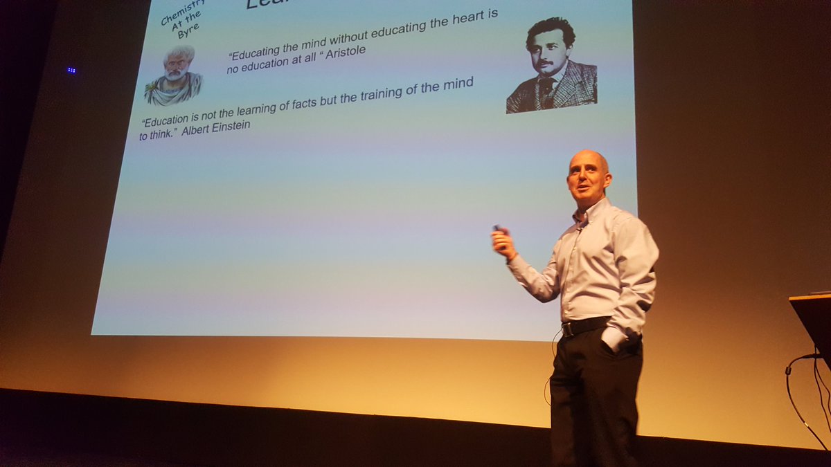 SSERCchemistry's tweet photo. Phil Wooton waking everyone up after lunch. #NPB2018 https://t.co/pukuXkyGNR