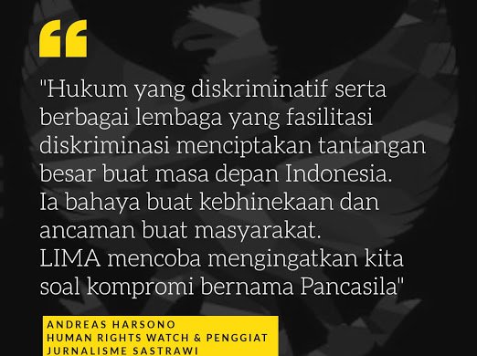 ReinOnli's tweet photo. Jangan  sampai bangsa kita tercerai berai, dan film LIMA mengingatkan kita tentang Pancasila.
#GenerasiLIMA https://t.co/FhboLniVlN
