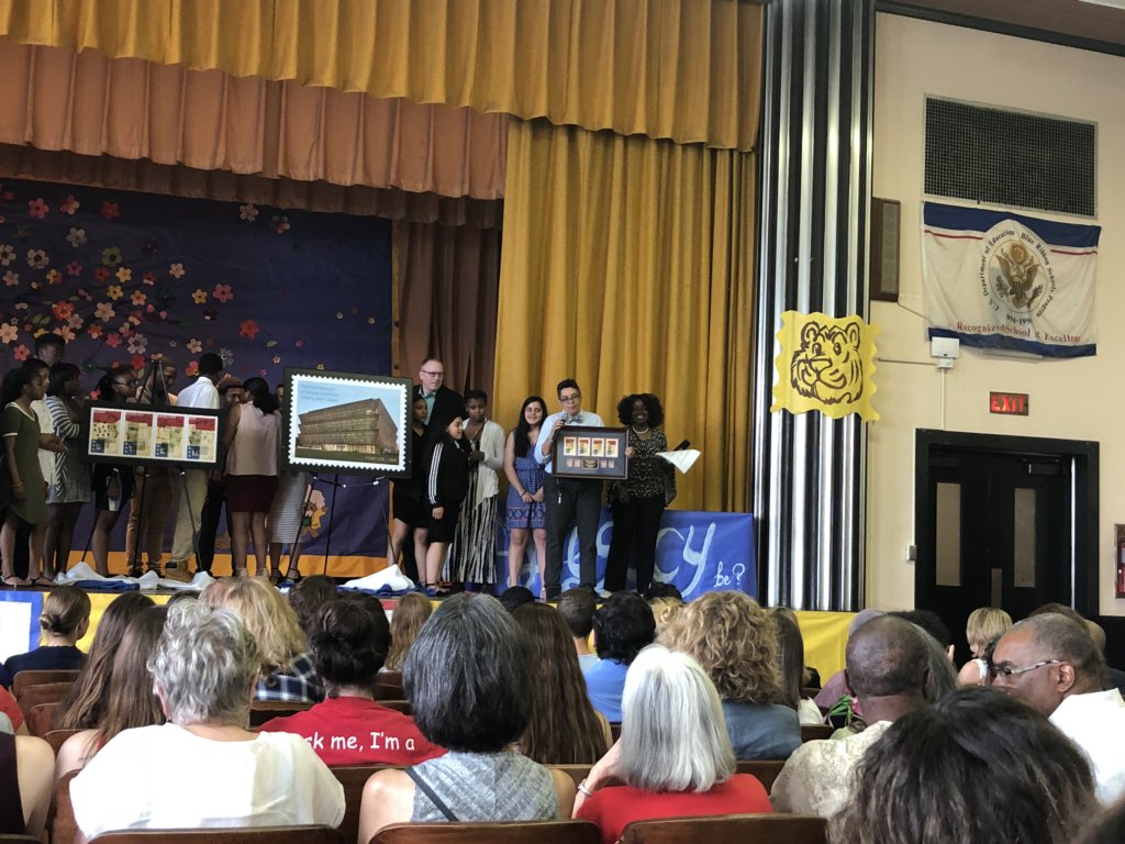 AnnissaForBos's tweet image. Joining @TeamTimilty this morning for #promisingpals 32nd annual celebration of writing letters! Thanks to @BostonSchools and @USPS for unveiling new stamps too Incl African Heritage stamp. #bosEDpoli #bospoli