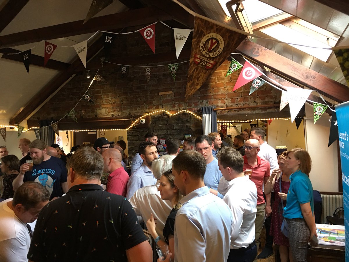 YorkBeerFest's tweet photo. Beer festival in full swing now. Get yourself to @YorkBrewTap on Oct Green. Just £6 entry which include a glass and first two beers #YorkBeer https://t.co/Q7LoVSbrX1