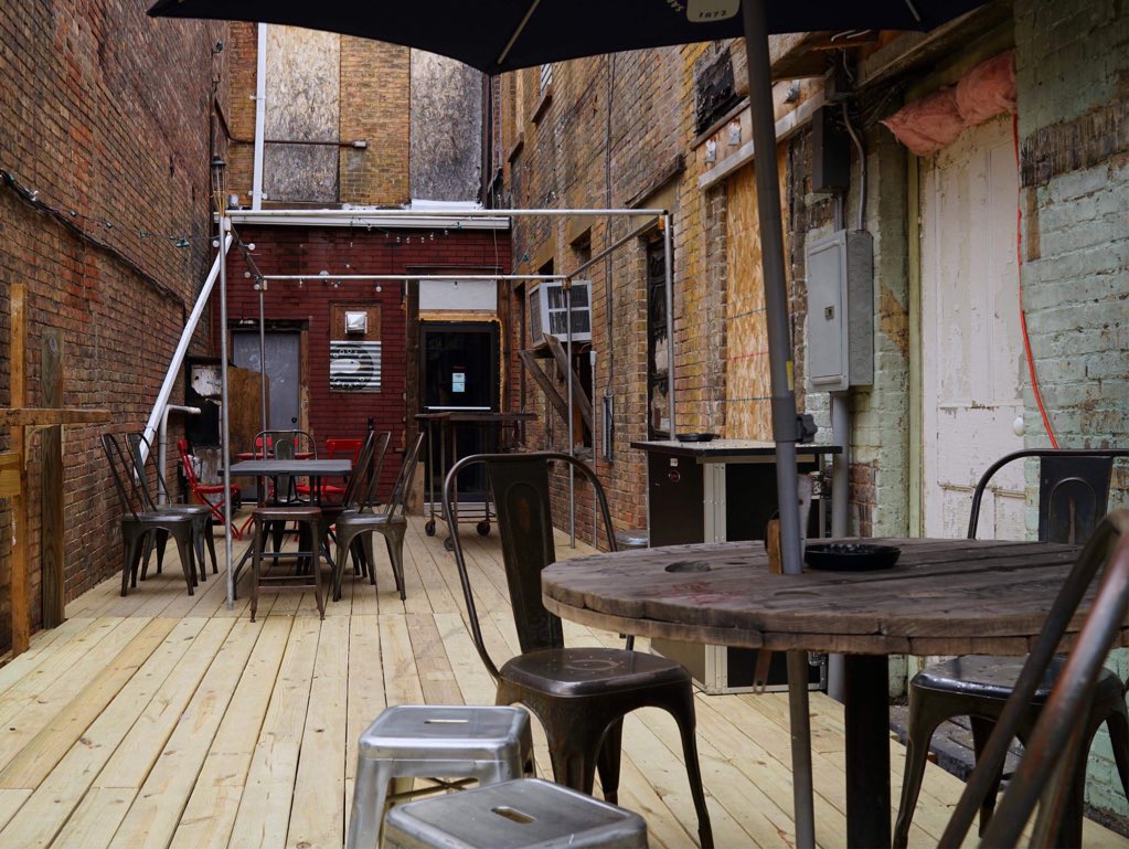 thebradleybar's tweet photo. Now open at 1pm Friday &amp; Saturday w/ @Vivica_Vee_ + backyard summer vibes https://t.co/Uul69JPnaQ