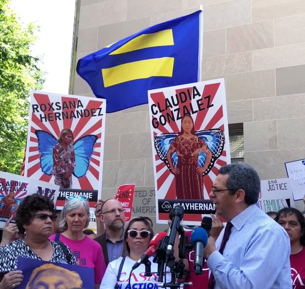 HRC and community partners at the Department of Justice.