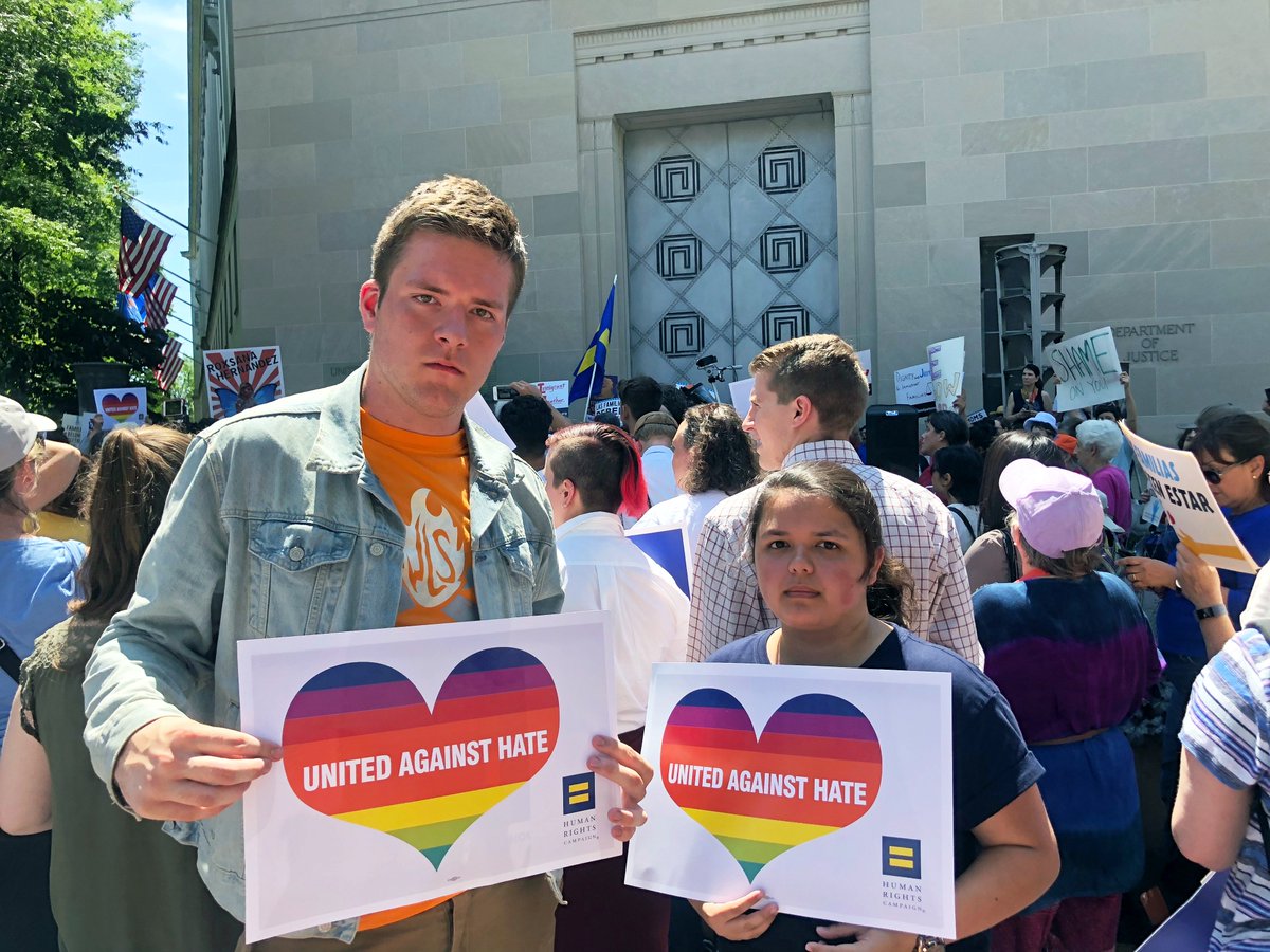 HRC and community partners at the Department of Justice.