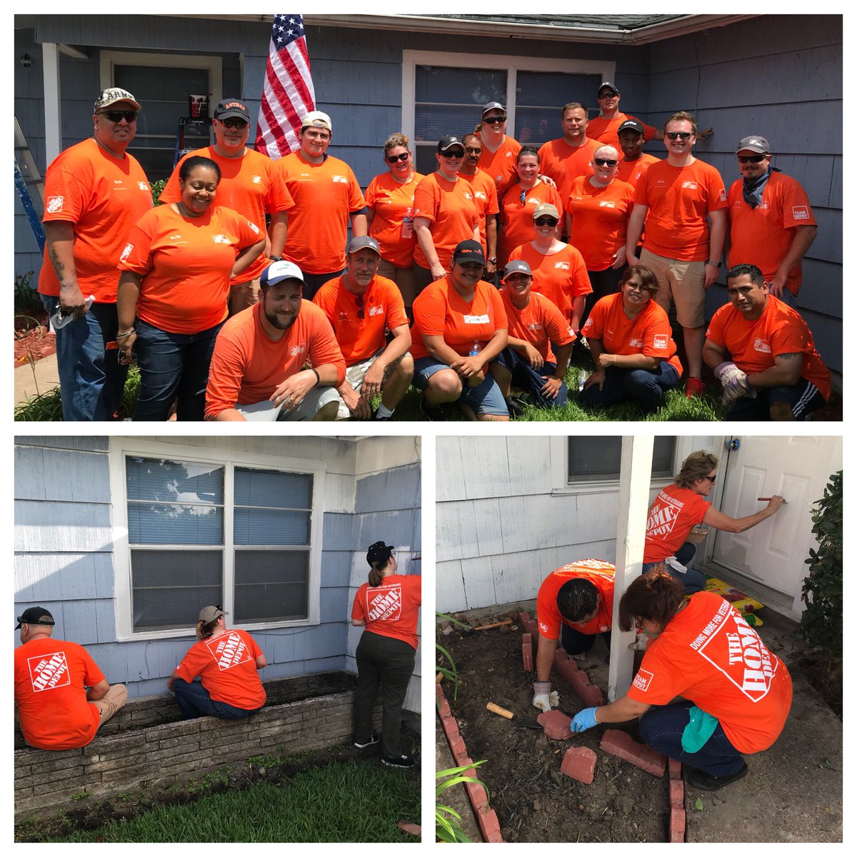 josh_mayou's tweet image. Another great @TeamDepot project today. Mrs Franklin appreciates the new landscaping and paint job. #THDGulfGives #springintoservice @melaniepayneTHD @bjp84 @mlp814 @TeamDepot_Sean