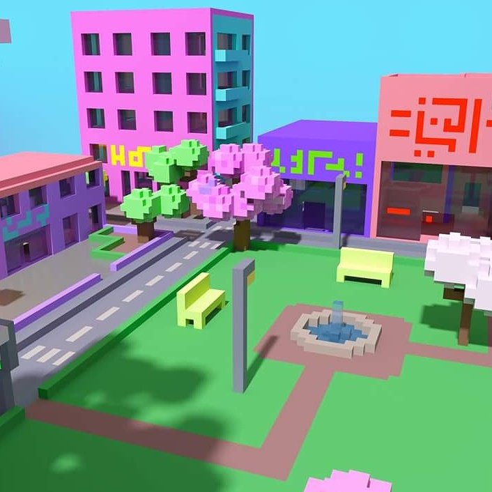 Nyokee's tweet image. #3dpixels #gamedev #digitalart #picturebook #pixelart #chiptune