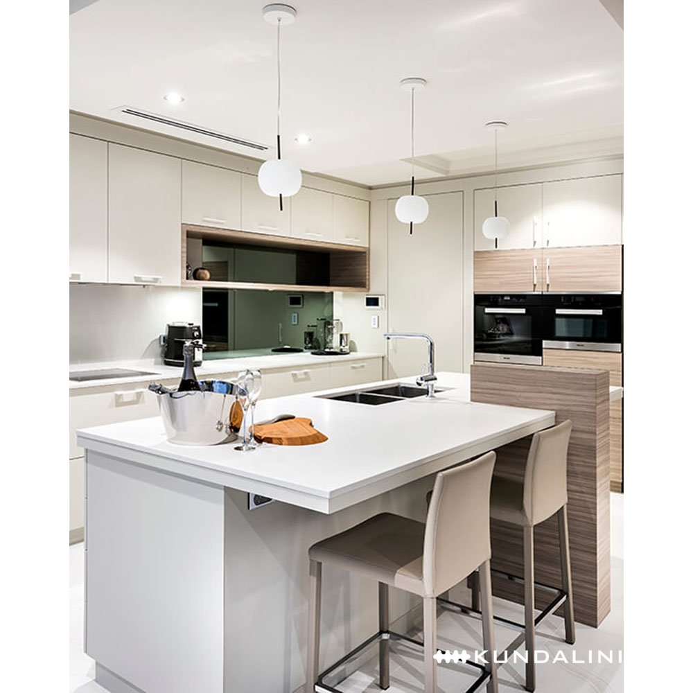 Kundalinidesign's tweet photo. All white everything. Those who love white reveal creativity and imagination. It represents noble sentiments and the desire to change. #KushiSuspension in a beautiful private house in Australia #kundalinilighting #light #design #madeinitaly #designlovers #homedecor #white #kushi https://t.co/lbC1xoK8fZ
