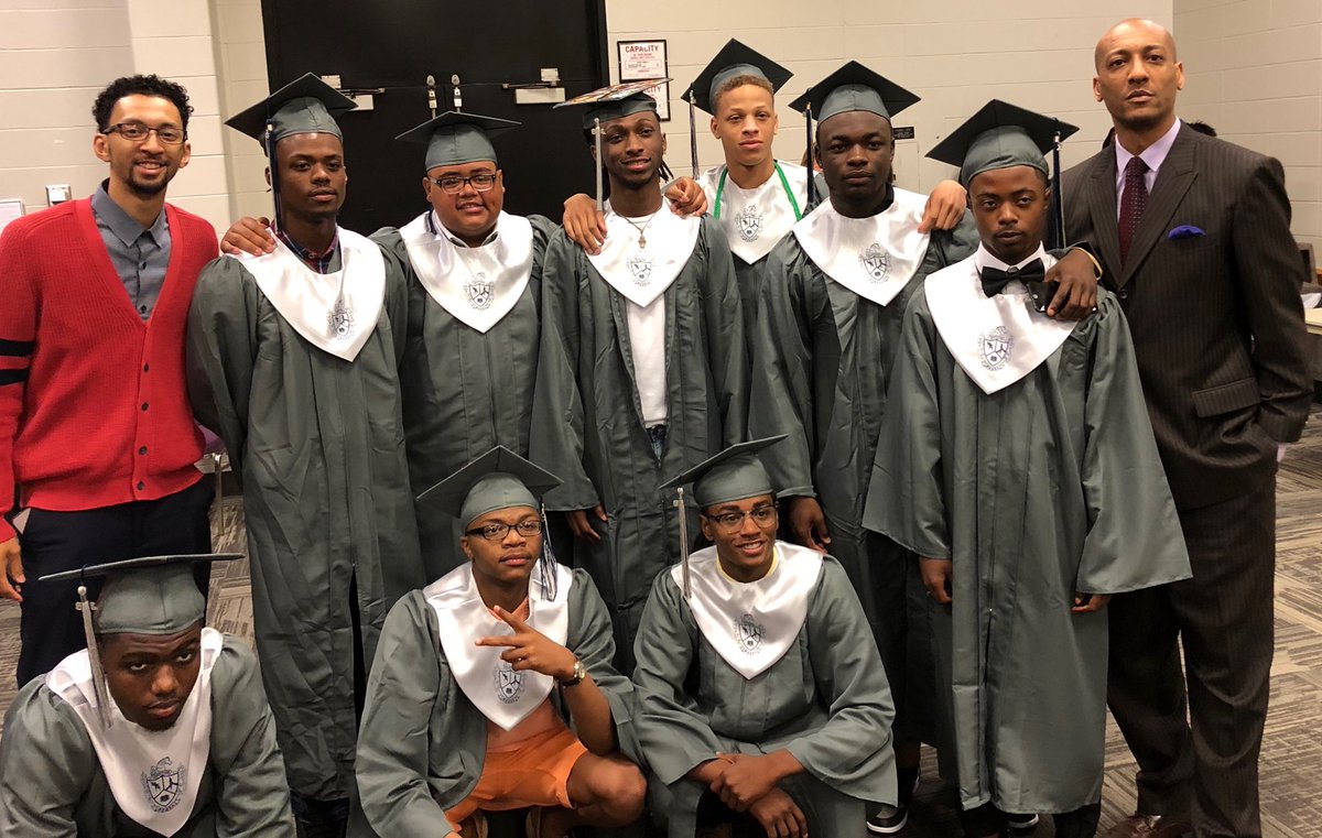 StartWithJordan's tweet photo. I am throughly enjoying molding the men of tomorrow through the game of basketball! #HighCharacter will take you places that basketball can’t! #AllCollegeBound #KnowMoore #classof2018 https://t.co/6m1ujPCNVf