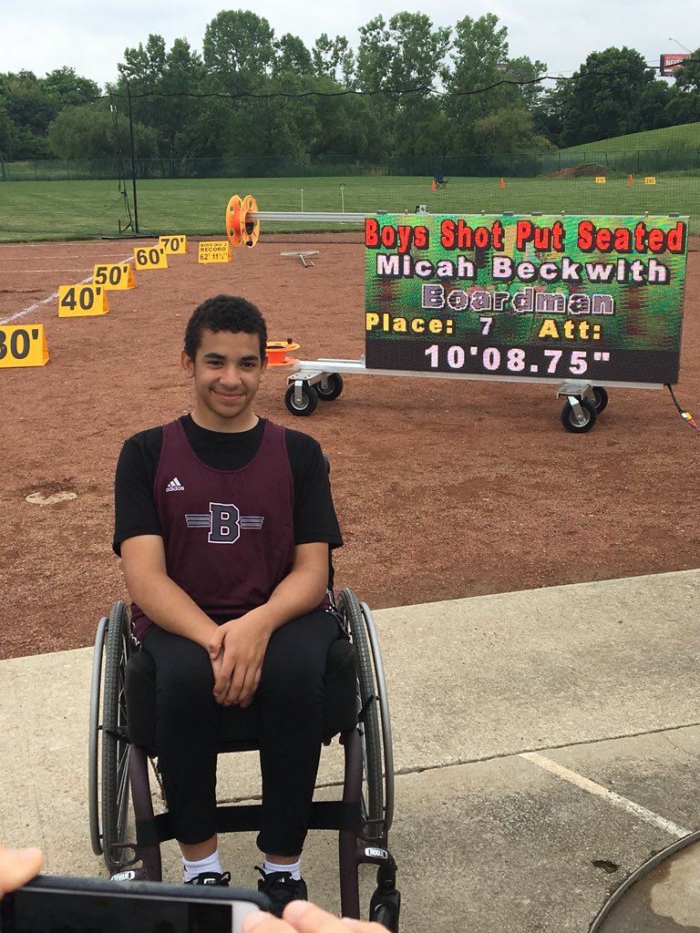 BoardmanTrackCC's tweet photo. All Ohioan Micah Beckwith!! https://t.co/E9buxmisWl