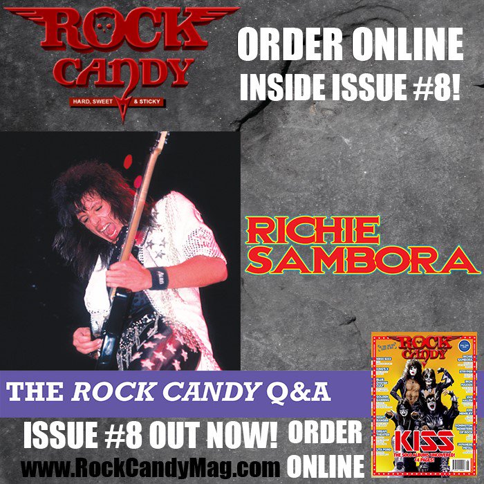 Out now! Find the <a href="/RockCandyMag/">Rock Candy Magazine</a> Q&amp;A exclusive with Richie in the latest issue!
rockcandymag.com/latest-issue