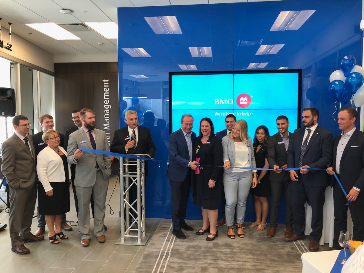 LeeWinchester1's tweet photo. Official Opening of our @BMO #Halifax Main Office in the new #NovaCentre #Proudtoworkatbmo #SmartBranch @Lynda1Taylor https://t.co/bkU1vTquv5
