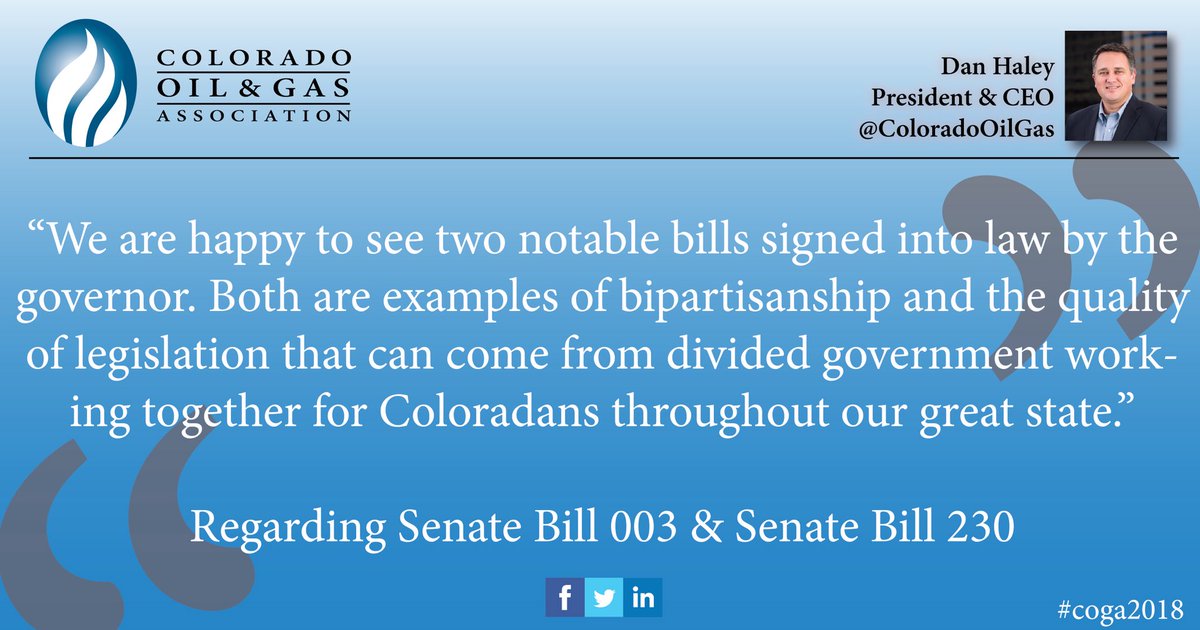 Great day for Colorado and energy! #coleg #copolitics #coga2018 @SCOTTFORCOLO @ColoSenGOP @lorisaine @matthewogray