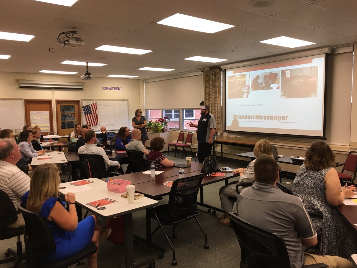 dynamix_tom's tweet photo. @RushmoreAcad graduate Brandon Messenger sharing how @MCSPresidents prepared him to be the #careerready for the workforce through the automotive technologies pathway. #Werprexies https://t.co/fEWENoHNqt
