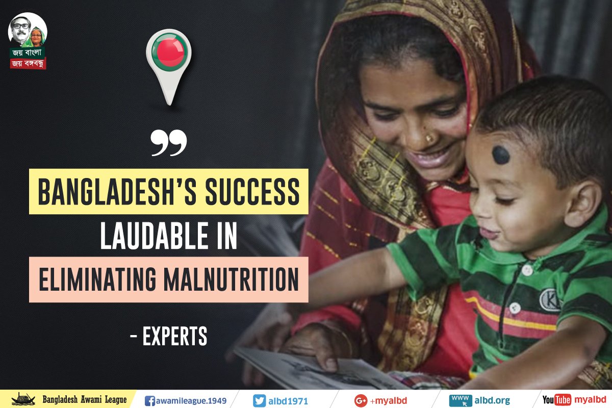 albd1971's tweet photo. #Bangladesh’s success laudable in eliminating #malnutrition: Experts https://t.co/WXyTa0Jd9B https://t.co/K6x7ZnCVMr