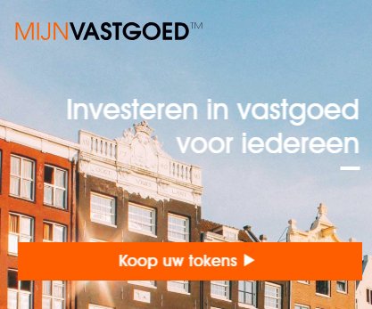 MijnVastgoed's tweet photo. De Token Sale is begonnen bij Mijn Vastgoed. Doorloop het bestelproces en koop de Mijn Vastgoed tokens met Ethereum of via Bankoverschrijving. Investeren is eenvoudig!
$btc $bitcoin $eth #mijnvastgoed #bitcoin #tokensale #ico #icomijnvastgoed
https://t.co/NSGbeqnwAb https://t.co/FHYg8BAJqS