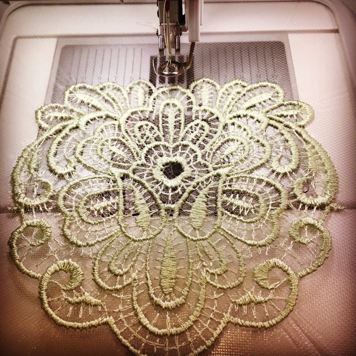 Finished product! #lace #embroidery #latechcostumes #latechtheatre #costumedesignersofinstagram #costumedesigner #costumedesign #creative
