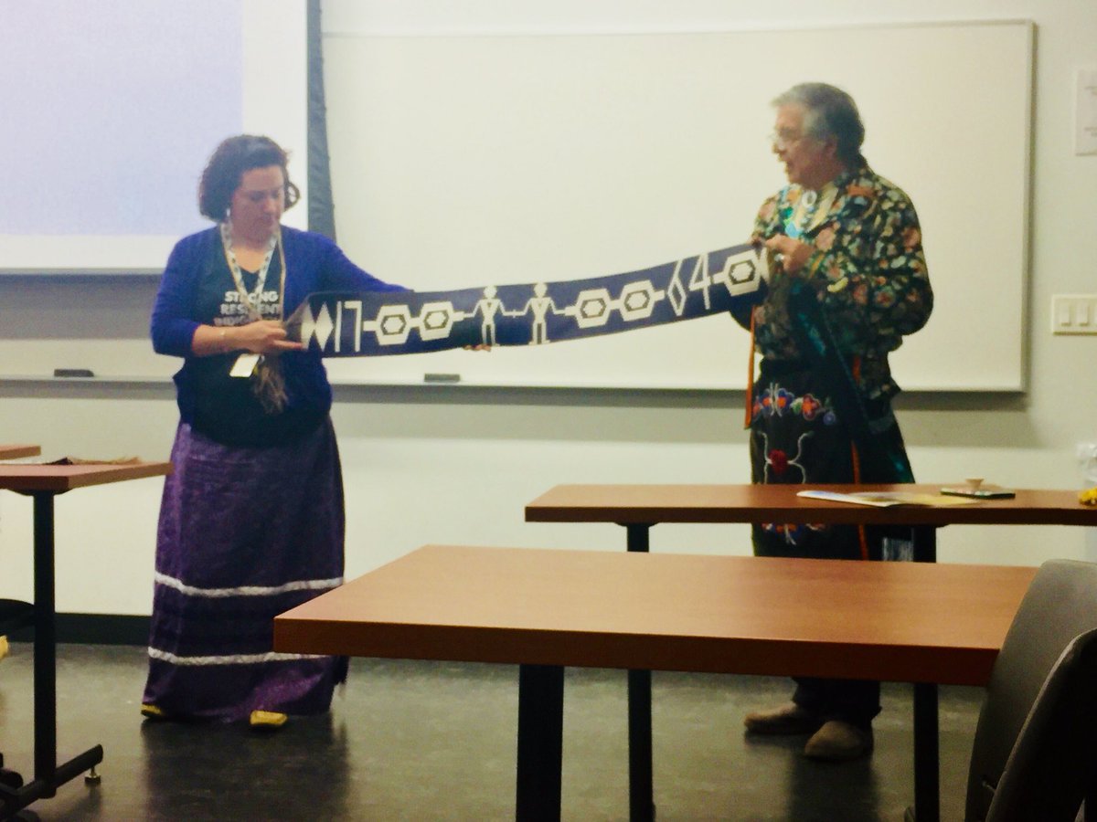 Ms_Peden's tweet photo. With some passionate @DavidSuzukiSS students feeling grateful to be in these spaces learning and listening from powerful Indigenous voices. Feeling empowered to bring these conversations back to our classrooms #ISCPeel2018 https://t.co/snqezyyhkj