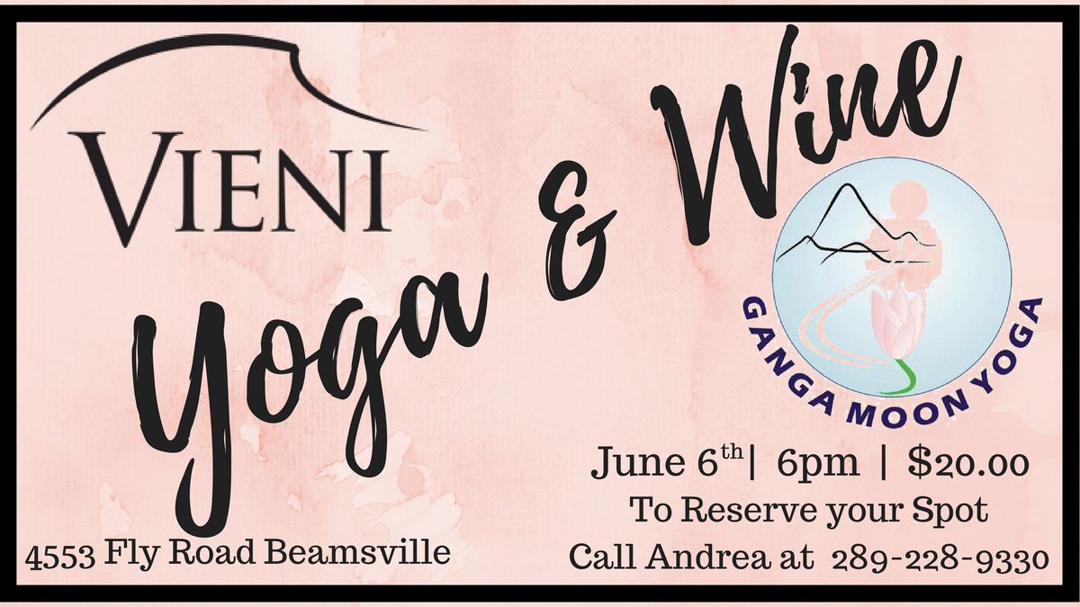 What's better than wine? Yoga AND wine. On June 6th (and more dates throughout the summer) come namaste and rose with us! #yoga #wine