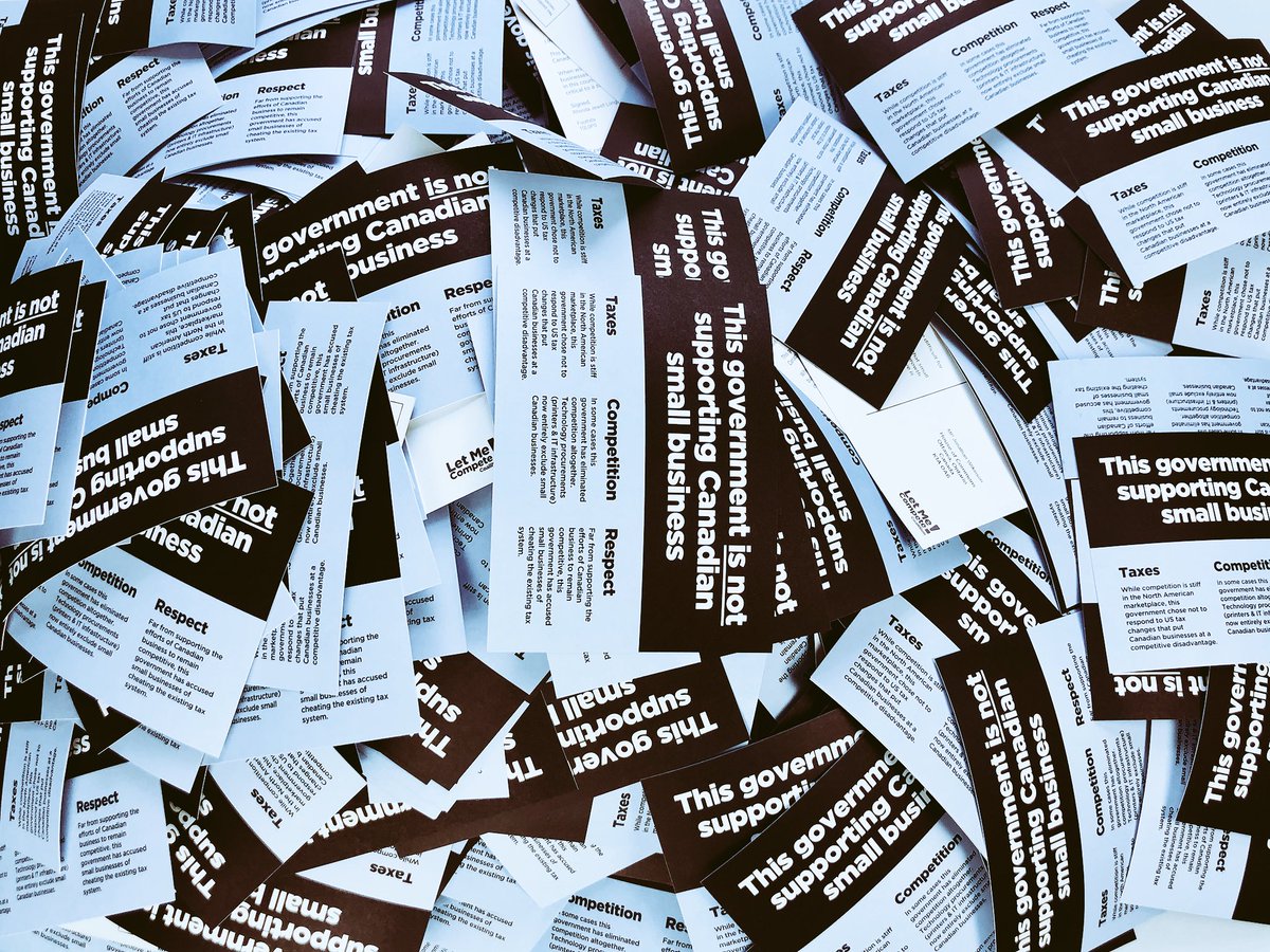 LetMeCompete's tweet image. Thanks to everyone who showed their support for small business today and sent a postcard to their MP through our website.

Send your card now at letmecompete.ca