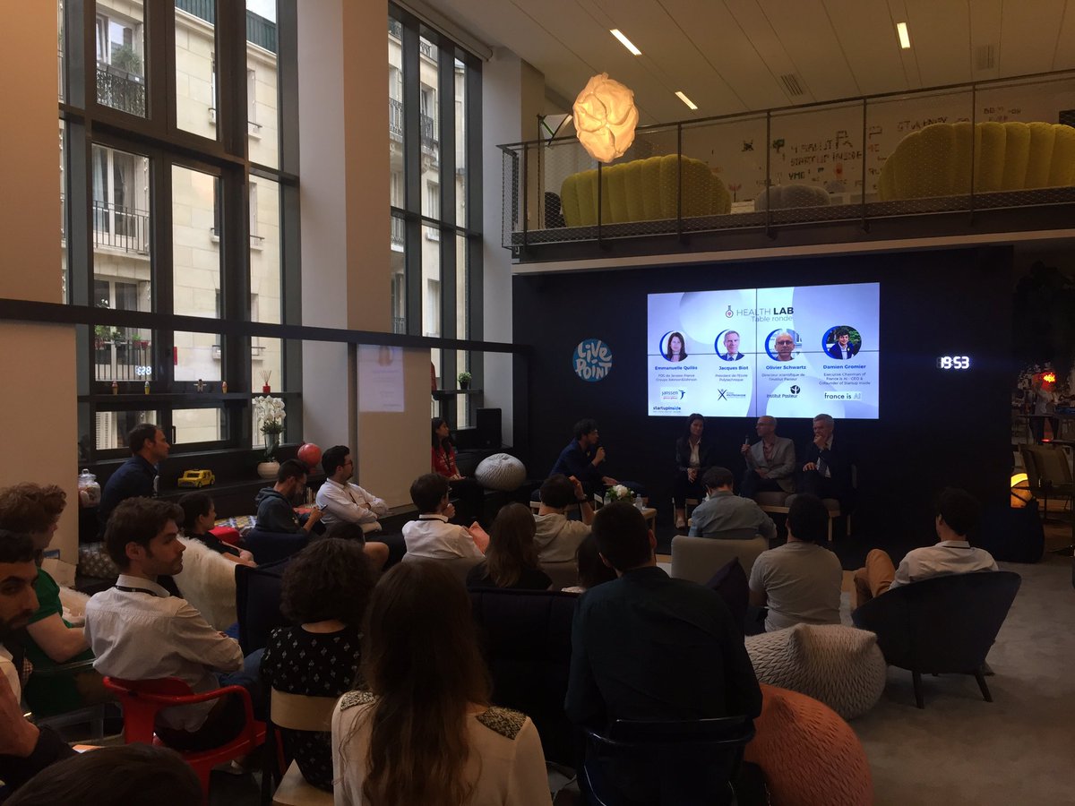 Happy to launch first collaboration with <a href="/Startup_inside_/">Startup Inside</a> for #healthlab <a href="/institutpasteur/">Institut Pasteur, since 1887</a> <a href="/Polytechnique/">École polytechnique</a> @JanssenFRA. Impressive partners! #labsante #labstartup