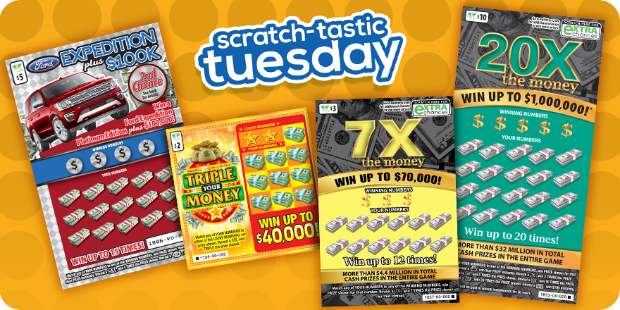 VirginiaLottery's tweet photo. Who’s excited for #ScratchtasticTuesday, summer edition? We are launching the hottest summer ticket in Virginia, Expedition Plus $100K! What’s your favorite summer road trip destination? We need some inspiration! https://t.co/zvJcSlsCVS