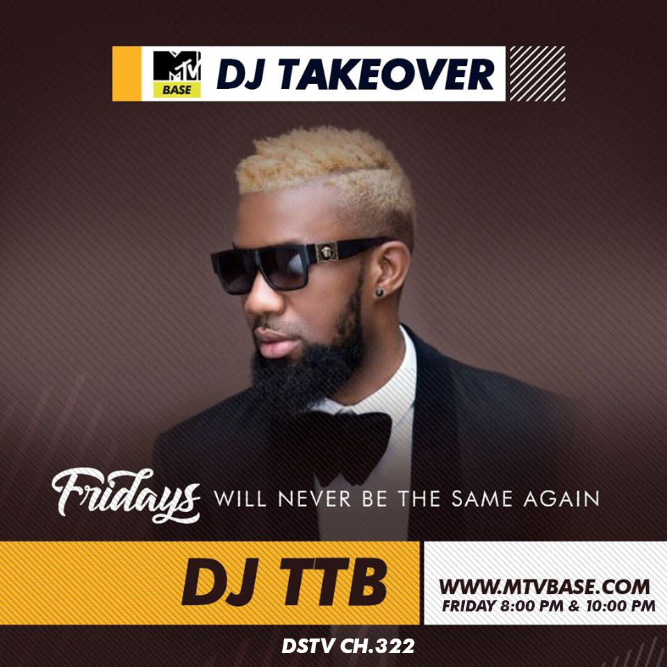 MTVBaseWest's tweet photo. #MTVBaseHighlights

18:05   Top 10 Street Anthems
19:00   Dancehall Chart
20:00   #DJTakeover: @iamdjttb
22:00   Best Of Spanking New https://t.co/APdYMSwOWR