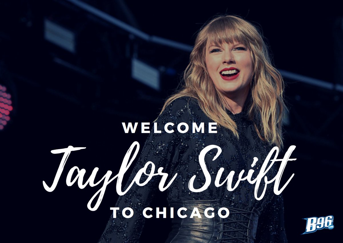 B96Chicago's tweet photo. OMG! @taylorswift13 is bringing her #ReputationStadiumTour to Chicago tonight and tomorrow! We cannot wait to see her along with the incredible @Camila_Cabello and @charli_xcx! Which night are you going to?! #TaylorSwift #RepTourChicago #ReputationChicago #RepChicago https://t.co/9RvwZLPuz4