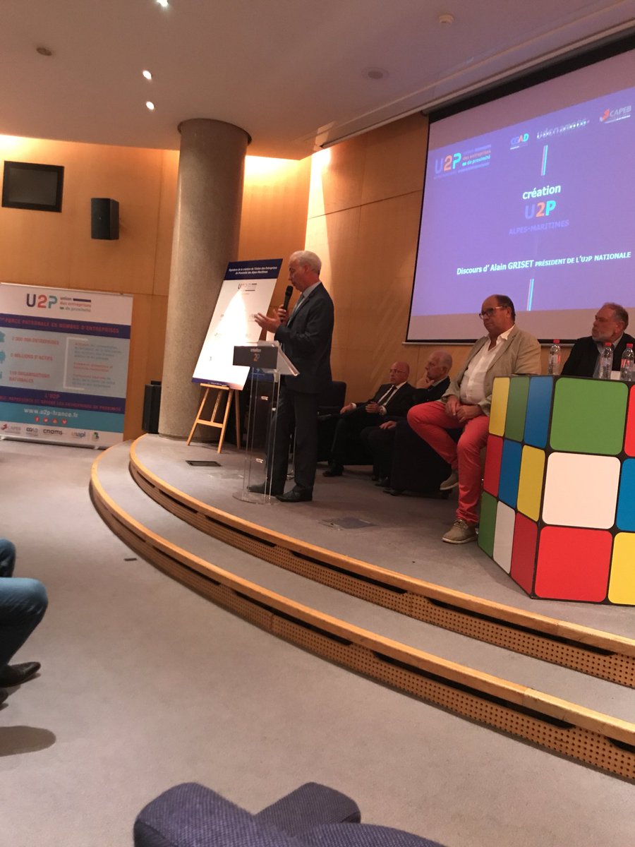 Création de l U2P alpes maritimes intervention d Alain Griset Pressident National #U2P