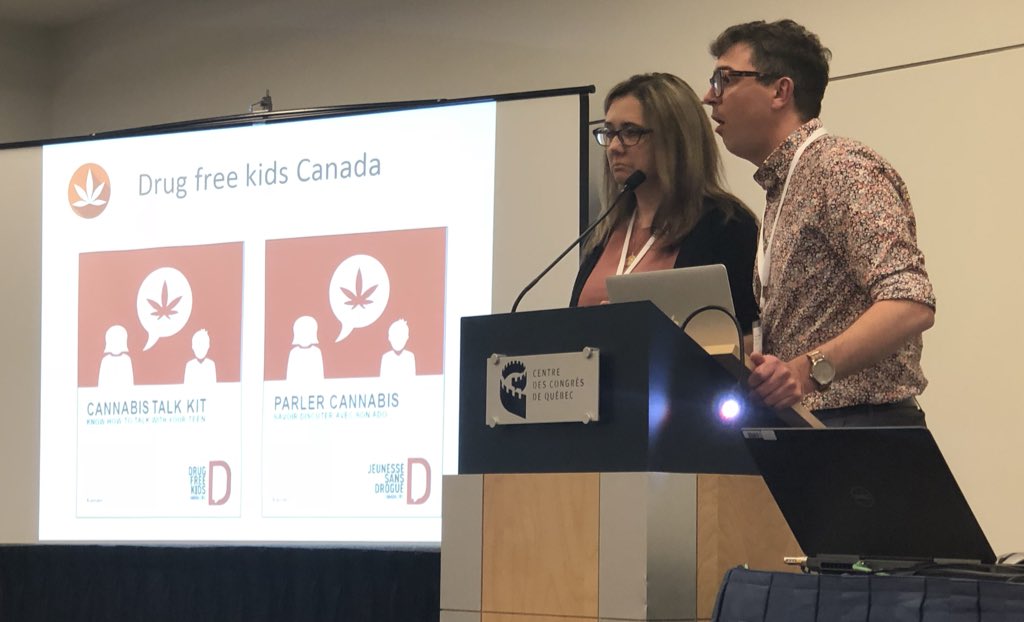 drssadana's tweet photo. .@CanPaedSociety Dr. Grant and Dr. Bélanger state that even tho a perceived benefit of #cannabis is it can assist with sleep, evidence shows that it can actually worsen sleep quality; toolkits can be offered to parents for education #cps95 https://t.co/0rbHCKz487 https://t.co/IuVRDR4OHt