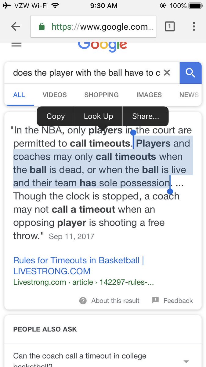 CowboyJohn_'s tweet photo. So this may be wrong but...... If this is the rule, then why is it only JR’s fault that no one called a time out. Was he the only one able to do so?? https://t.co/kODQpWCXv5