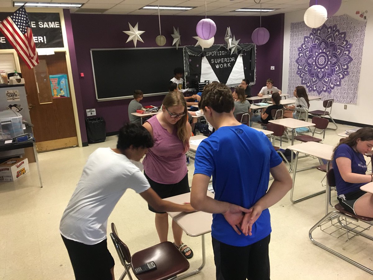 Miss_Gazzam's tweet photo. Student run review game for Greek Mythology. The competition is on! #studentleadclassroom @BWSDHarrisonMS https://t.co/VXdyi6qhy1
