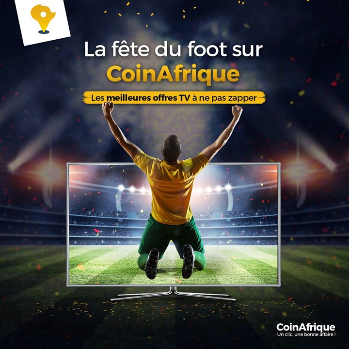 CoinAfrique's tweet photo. Vous avez envie de mettre votre ancienne #TV sur le banc de touche et profiter au mieux de la #CoupeDuMonde 😉? Les meilleures offres #occasions et #neuves sont sur #CoinAfrique !
#Football #Senegal #benin #cotedivoire #Togo #RDCONGO https://t.co/4YVx9GxJDx