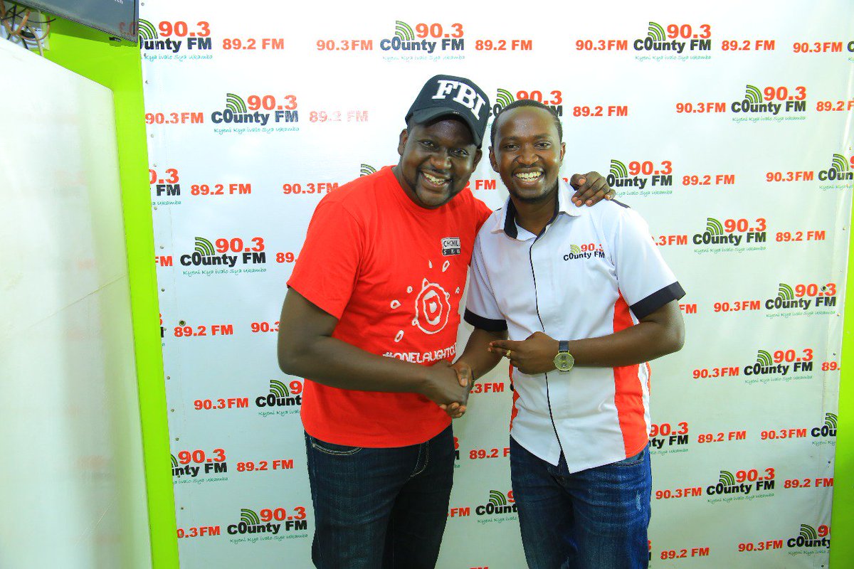GeraTheSelector's tweet photo. I am truly humbled to host @MwalimChurchill On @CountyfmRadio
I grew up looking up to this legend!
If this is not a dream come true, then i don't know what is!
Tupatane Kitui Stadium this Sato!
#OneLaughTour
#TwendeKituiNovaa https://t.co/i9hE9dgJCS