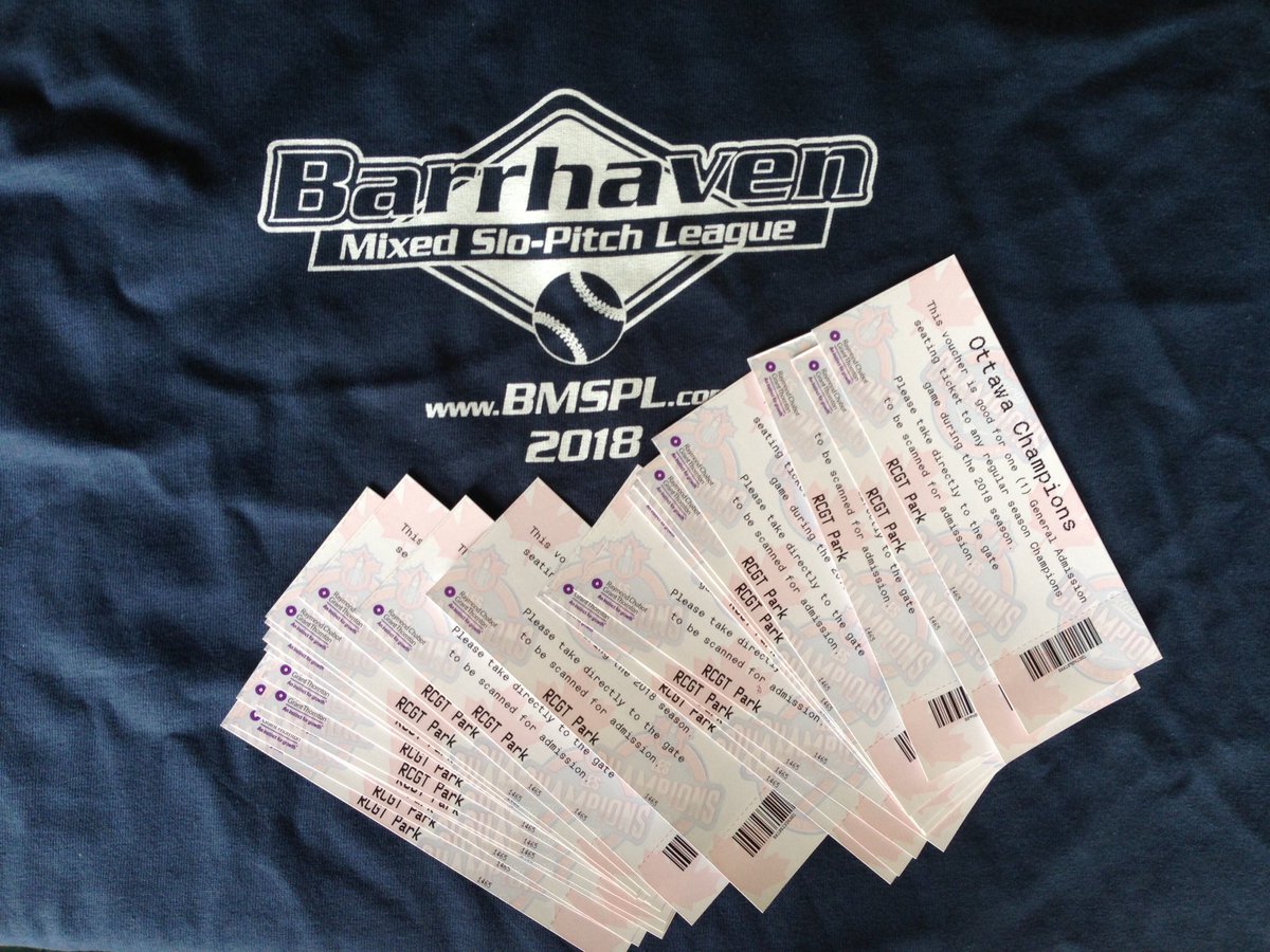 playBMSPL's tweet photo. We still have lots of @ottawachampions tickets to give away (thanks @BP_BARRHAVEN !) - want to win a set of 4? Share a pic of tonight's game with #bmspl and you could win one of four (drawing Sunday evening). Have fun tonight! https://t.co/XL2KDlXVtF