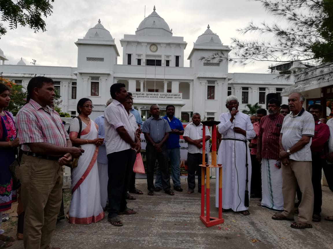 Hamsanan's tweet photo. தமிழ் இன அழிப்பின் அடையாளமான யாழ்.பொது நூலகம் எரிப்பின் 37 ஆவது ஆண்டின் நினைவேந்தல் #lka #Jaffnapubliclibrary #genocide #Tamil https://t.co/3QA95JspHa
