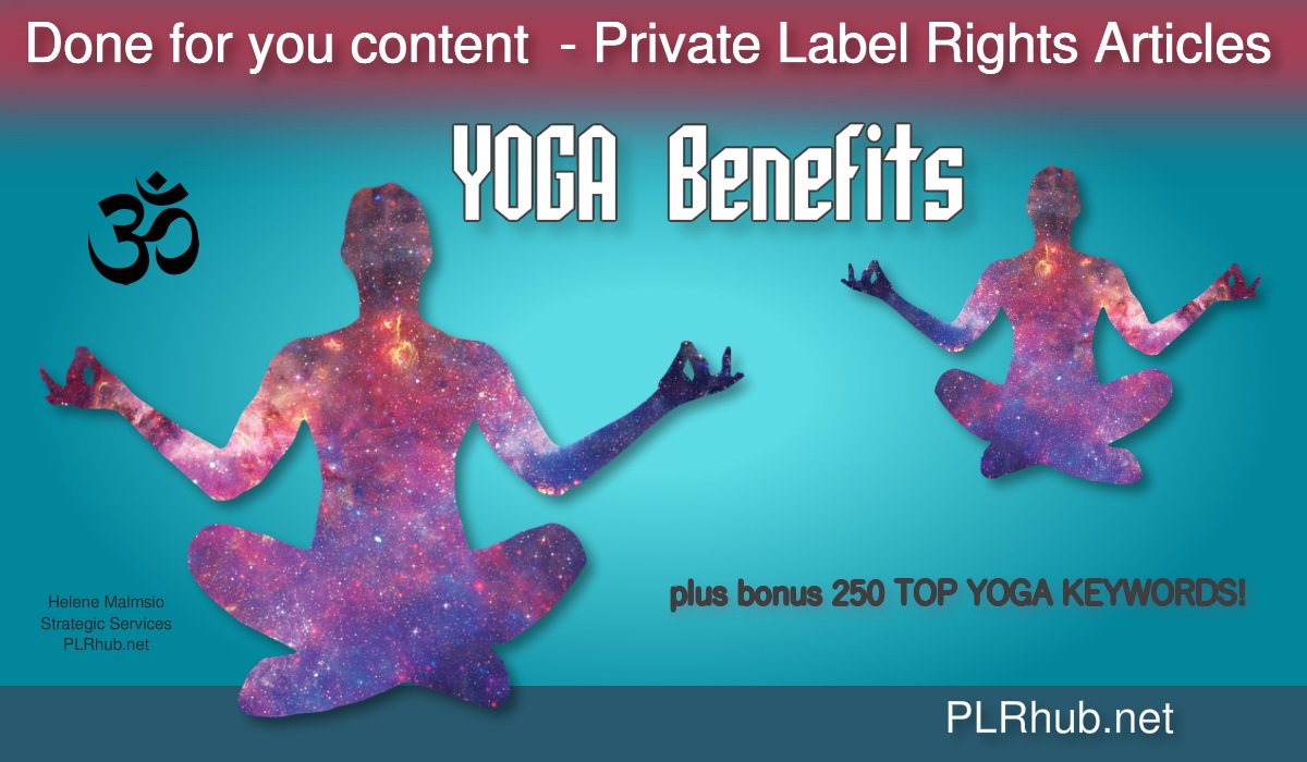 strategics58's tweet photo. Yoga Benefits PLR articles pack https://t.co/CvxYWKGDRY Word count 3,447 & bonus of 250 most searched for yoga terms with the least results found online = most profitable YOGA keywords for massive SERP edge on competition!
#yoga #Blog #blogger #writer #affiliate #PLR #PLRarticle https://t.co/dxA6gnZRKG