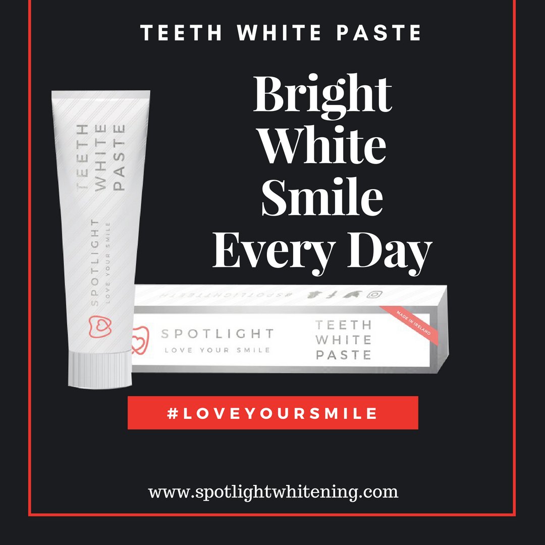 spotlight_ocare's tweet photo. We recommend using OUR teeth white paste twice daily as part of your oral care routine to protect and maintain a bright white smile every day
#spotlightwhitening #loveyoursmile #teeth #stains #dentists #effective #nosensitivity #oralcare #oralcosmetics #irishbrand #madeinireland https://t.co/5vAuB2nWwr