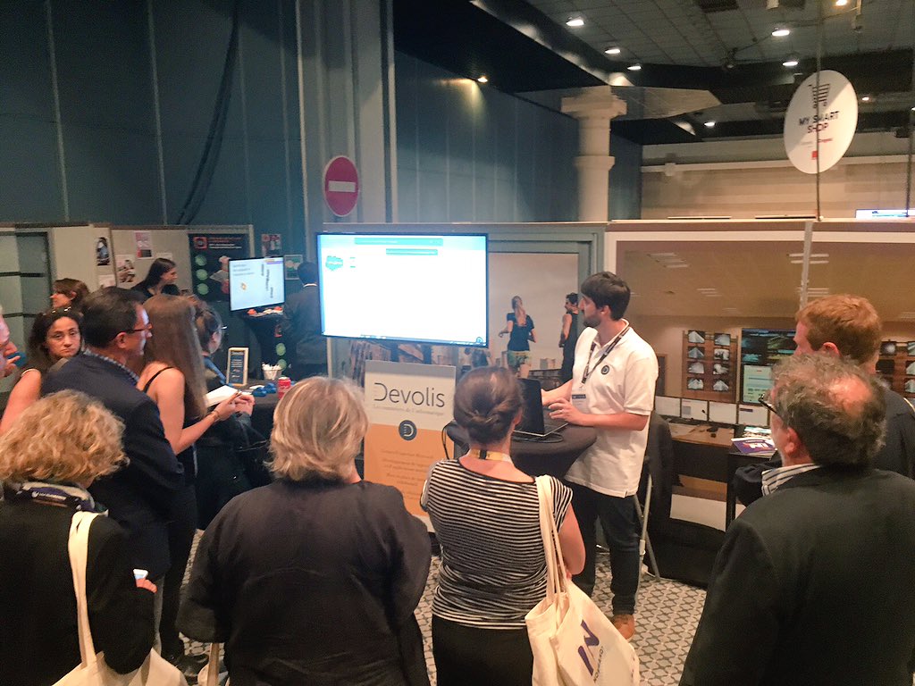 n_w_x's tweet photo. Avez vous rencontrer #Devolis au #InNormandy et son agent conversationnel intelligent ? Cette app mobile permet au commercial de poser ses questions à un #chatbot, qui répondra en interrogeant la base de connaissance de l'entreprise!
Plus d'infos 👉 https://t.co/V3aADhXFMM https://t.co/Zj7XDDcR5P