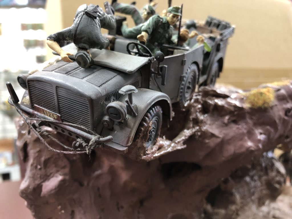 先週回収をしてきた望月三起也先生のジオラマの一部、このような