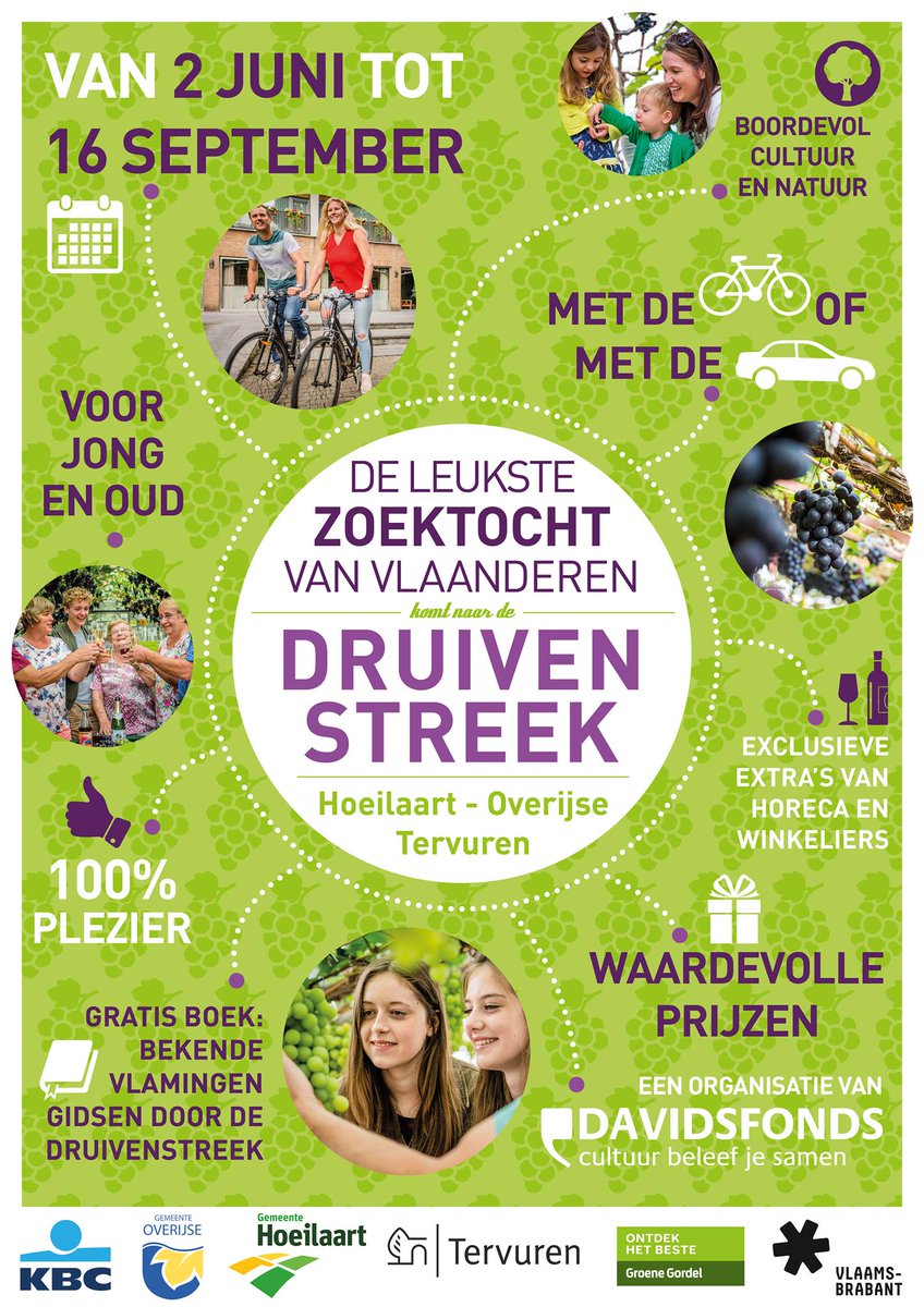 De leukste zomerzoektocht van het land strijkt deze zomer neer in #Tervuren, #Hoeilaart en #Overijse. Van 2 juni tot 16 september 2018.
 riebedebie.be/nl/nieuws/de-l…

#davidsfonds #zomerzoektocht