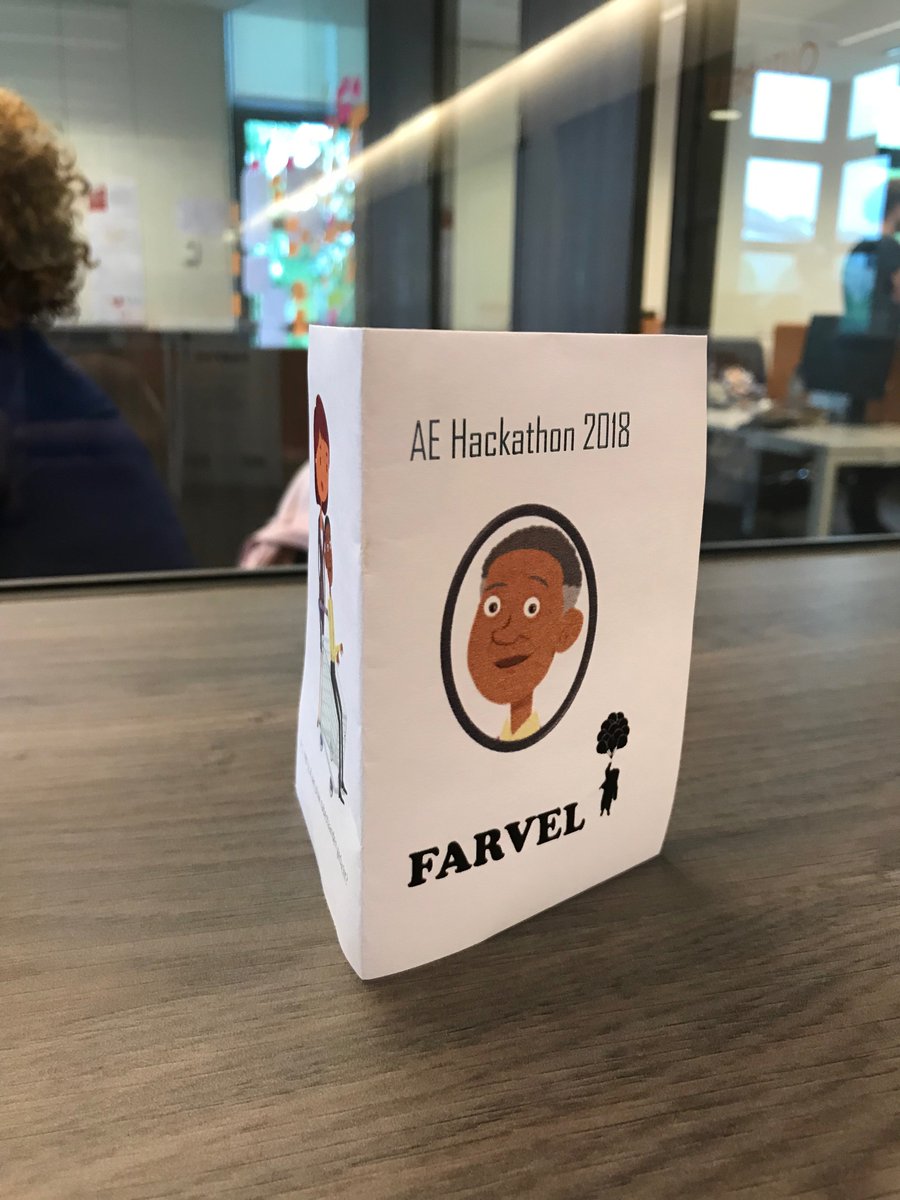 toonher's tweet photo. Jury is convinced! We're getting ready to convince the public now with a pitch and a booth #aehackathon #Farvel https://t.co/7Kyub1UcF4
