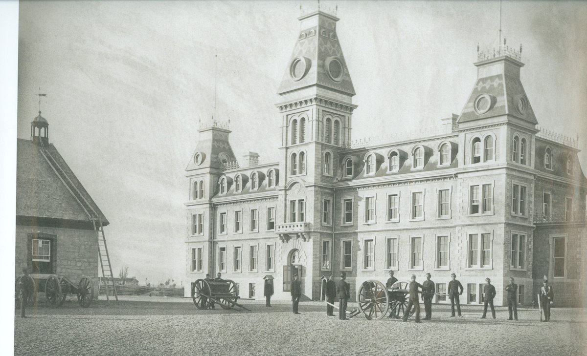 rmcmuseum's tweet photo. There has been a lot of history at RMC over the past 142 years (trust us, we have a lot of it!) And we can't wait to see what happens next!
Happy Birthday @RMC_Canada_CMR!
#truthdutyvalour #rmc #birthday #big142 #1876to2018 #allthecadets #tradition #rmcmuseum https://t.co/aBHEqBnYss