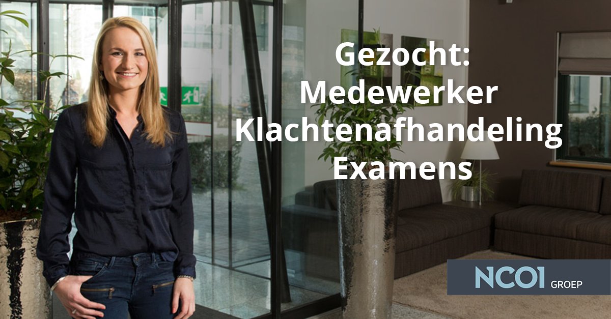 Met meerdere examenmomenten per jaar gebeurt er veel op ons #examenbureau. In deze functie ben jij dé schakel tussen onze studenten, professionals en jouw collega’s binnen de organisatie als het gaat om examens: bit.ly/2syhgR5 #vacature #solliciteren #collega
