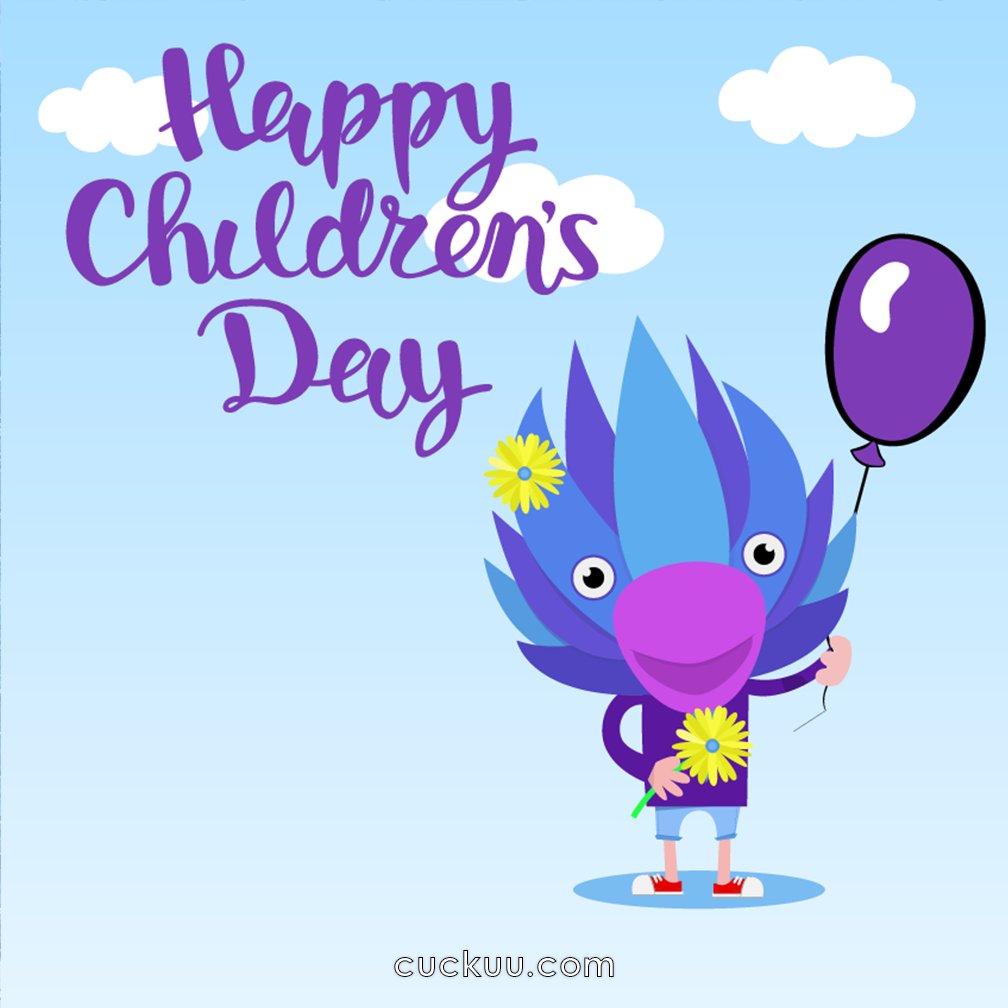 Happy Children's Day!! 🎉 Let's celebrate the spirit of childhood on this International Children's Day! 🐣

#cuckuu #internationalchildrensday #childrensday #happychildrensday