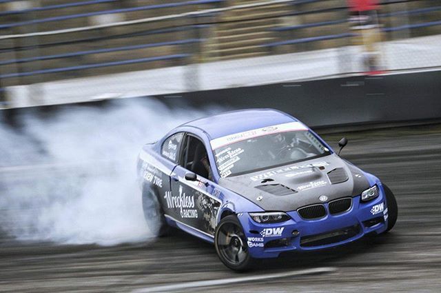 Good day of practice yesterday, time for qualification today here at the 100th round of @formulad . Notice the new addition they’ve made... a smooth wall at Wall Speedway!!!! 📷 snapper dapper <a href="/valtersboze/">Valters Boze</a> #formuladrift #wrecklessracing #e92 #2jzgte #… ift.tt/2sovHrZ